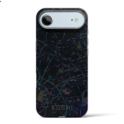 【合志（熊本県）】地図柄iPhoneケース（バックカバータイプ）