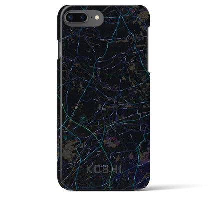 【合志（熊本県）】地図柄iPhoneケース（バックカバータイプ）