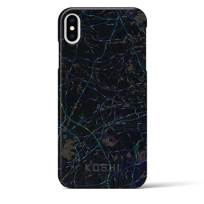 【合志（熊本県）】地図柄iPhoneケース（バックカバータイプ）