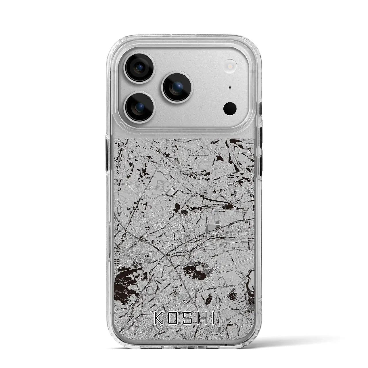 【合志（熊本県）】地図柄iPhoneケース（MagSafeタイプ）