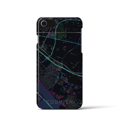 【甲子園（兵庫県）】地図柄iPhoneケース（バックカバータイプ）