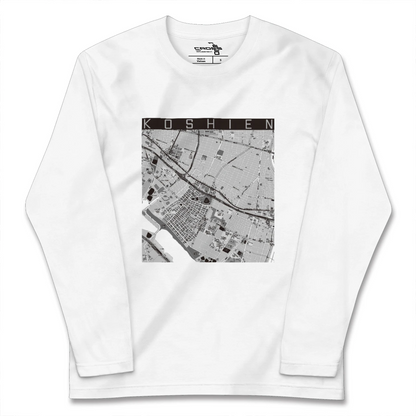 【甲子園（兵庫県）】地図柄ロングスリーブTシャツ