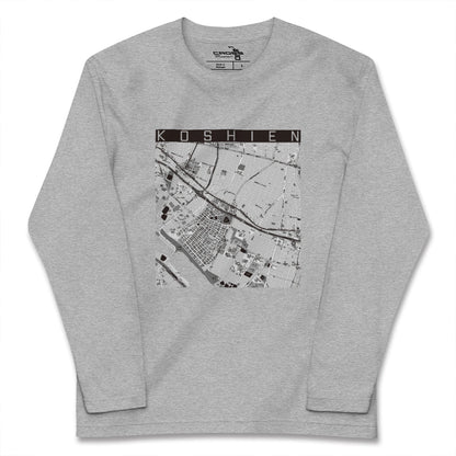 【甲子園（兵庫県）】地図柄ロングスリーブTシャツ