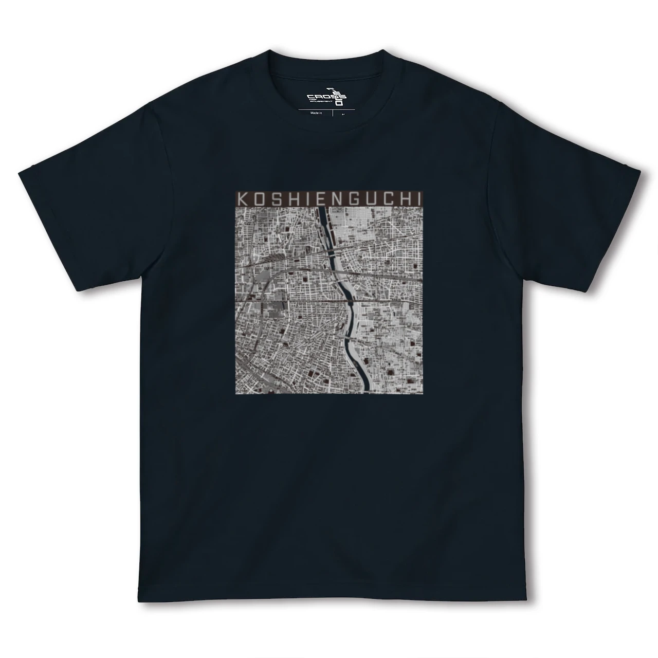【甲子園口（兵庫県）】地図柄ヘビーウェイトTシャツ