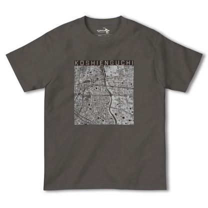 【甲子園口（兵庫県）】地図柄ヘビーウェイトTシャツ