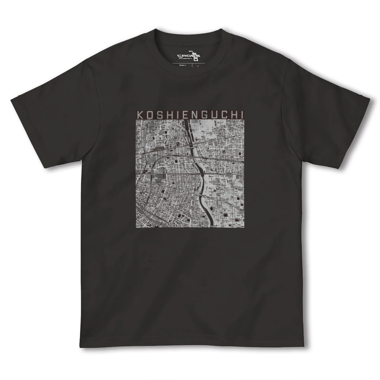 【甲子園口（兵庫県）】地図柄ヘビーウェイトTシャツ