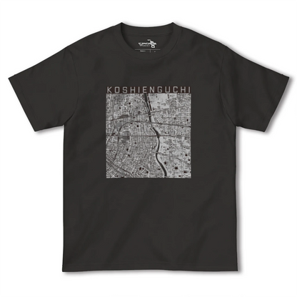 【甲子園口（兵庫県）】地図柄ヘビーウェイトTシャツ
