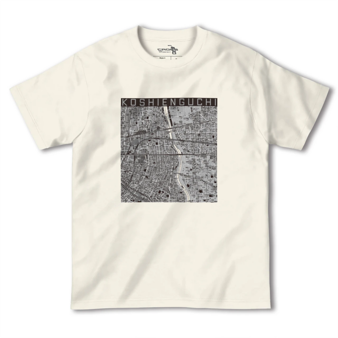 【甲子園口（兵庫県）】地図柄ヘビーウェイトTシャツ