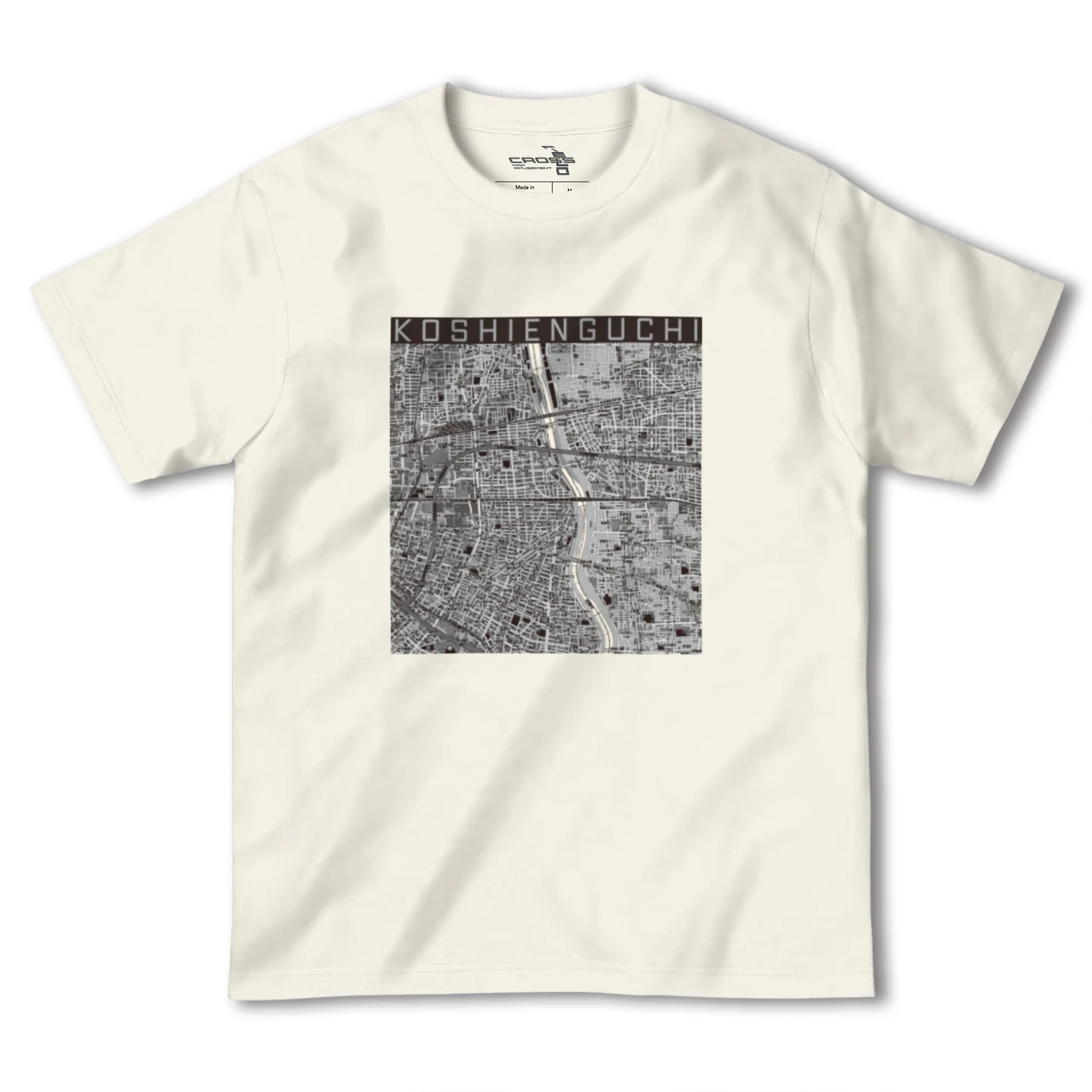【甲子園口（兵庫県）】地図柄ヘビーウェイトTシャツ