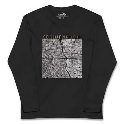 【甲子園口（兵庫県）】地図柄ロングスリーブTシャツ