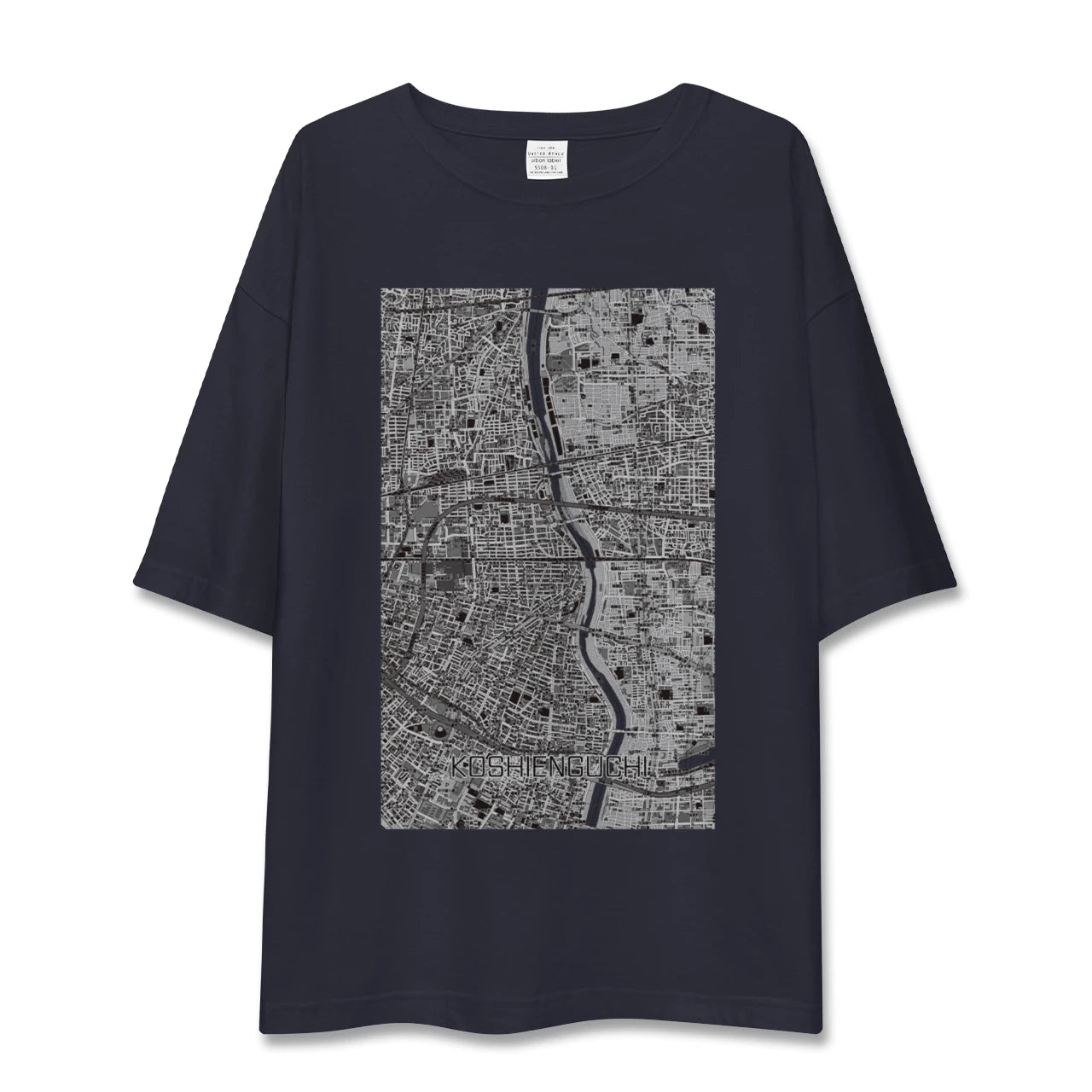 【甲子園口（兵庫県）】地図柄ビッグシルエットTシャツ