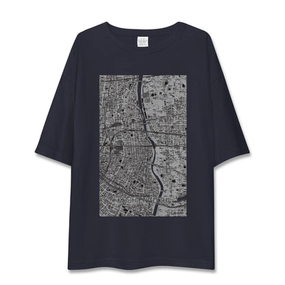 【甲子園口（兵庫県）】地図柄ビッグシルエットTシャツ