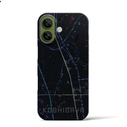 【越谷（埼玉県）】地図柄iPhoneケース（バックカバータイプ）