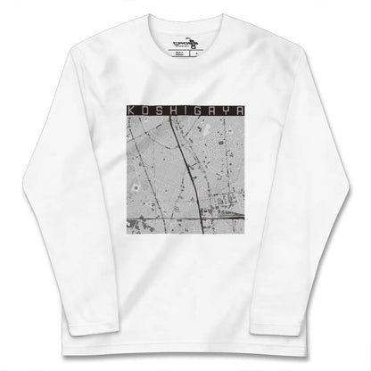 【越谷（埼玉県）】地図柄ロングスリーブTシャツ