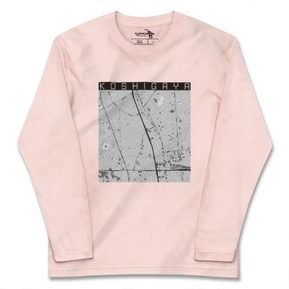 【越谷（埼玉県）】地図柄ロングスリーブTシャツ