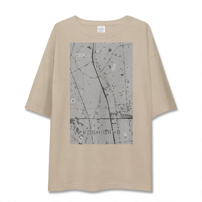 【越谷（埼玉県）】地図柄ビッグシルエットTシャツ