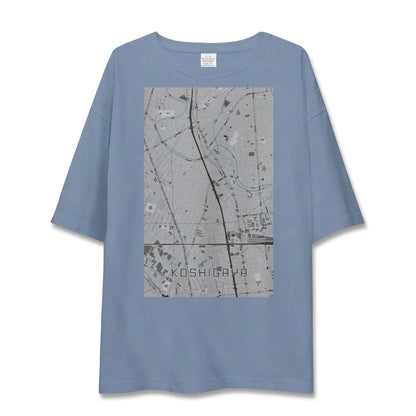 【越谷（埼玉県）】地図柄ビッグシルエットTシャツ