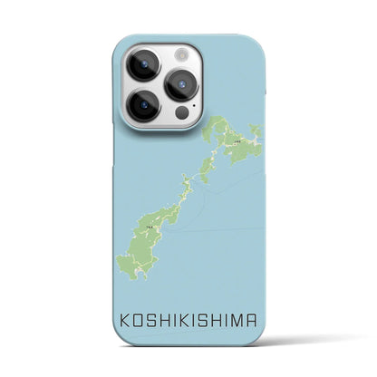 【甑島（鹿児島県）】地図柄iPhoneケース（バックカバータイプ）