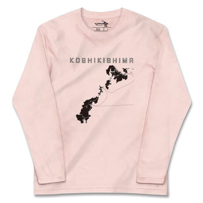 【甑島（鹿児島県）】地図柄ロングスリーブTシャツ