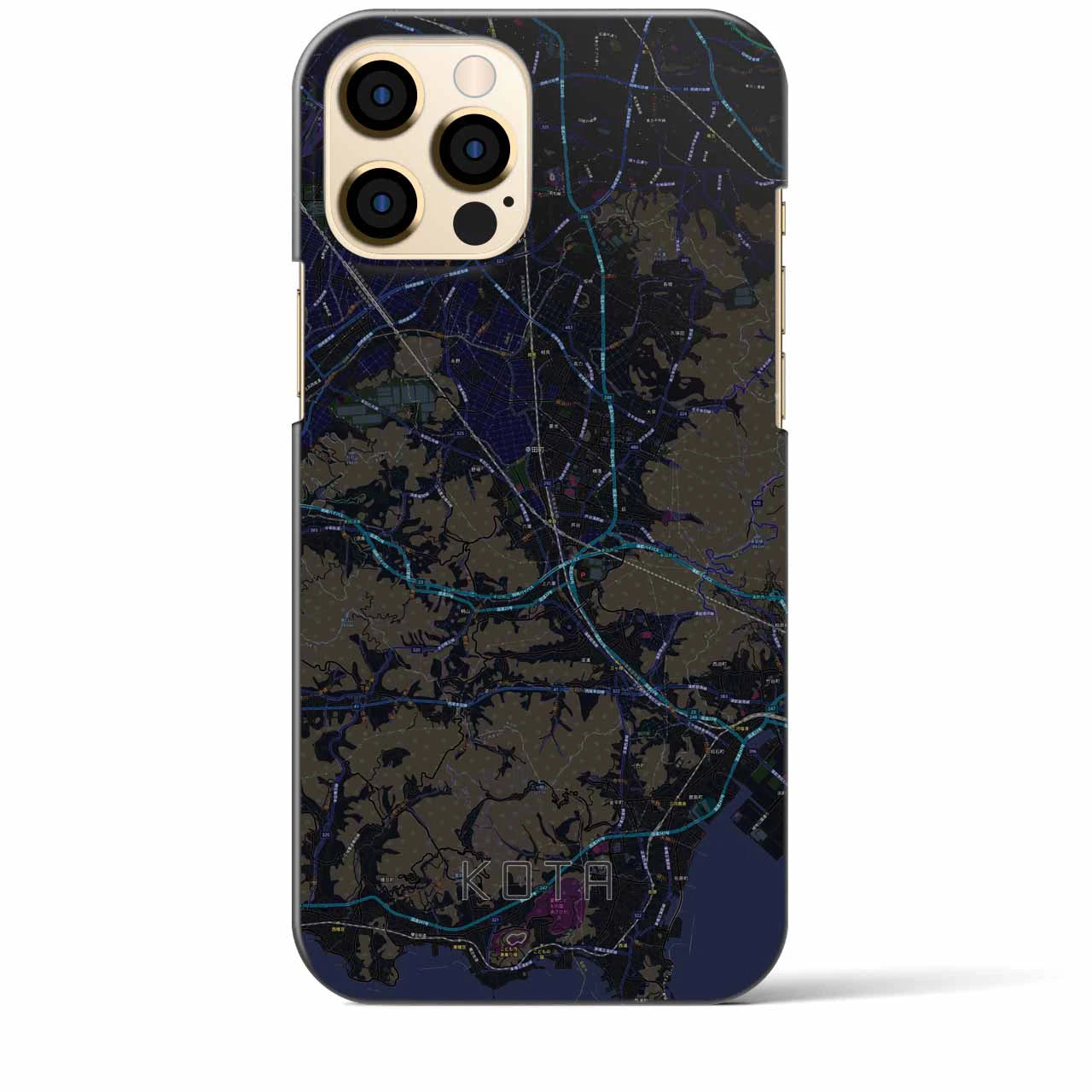 【幸田（愛知県）】地図柄iPhoneケース（バックカバータイプ）