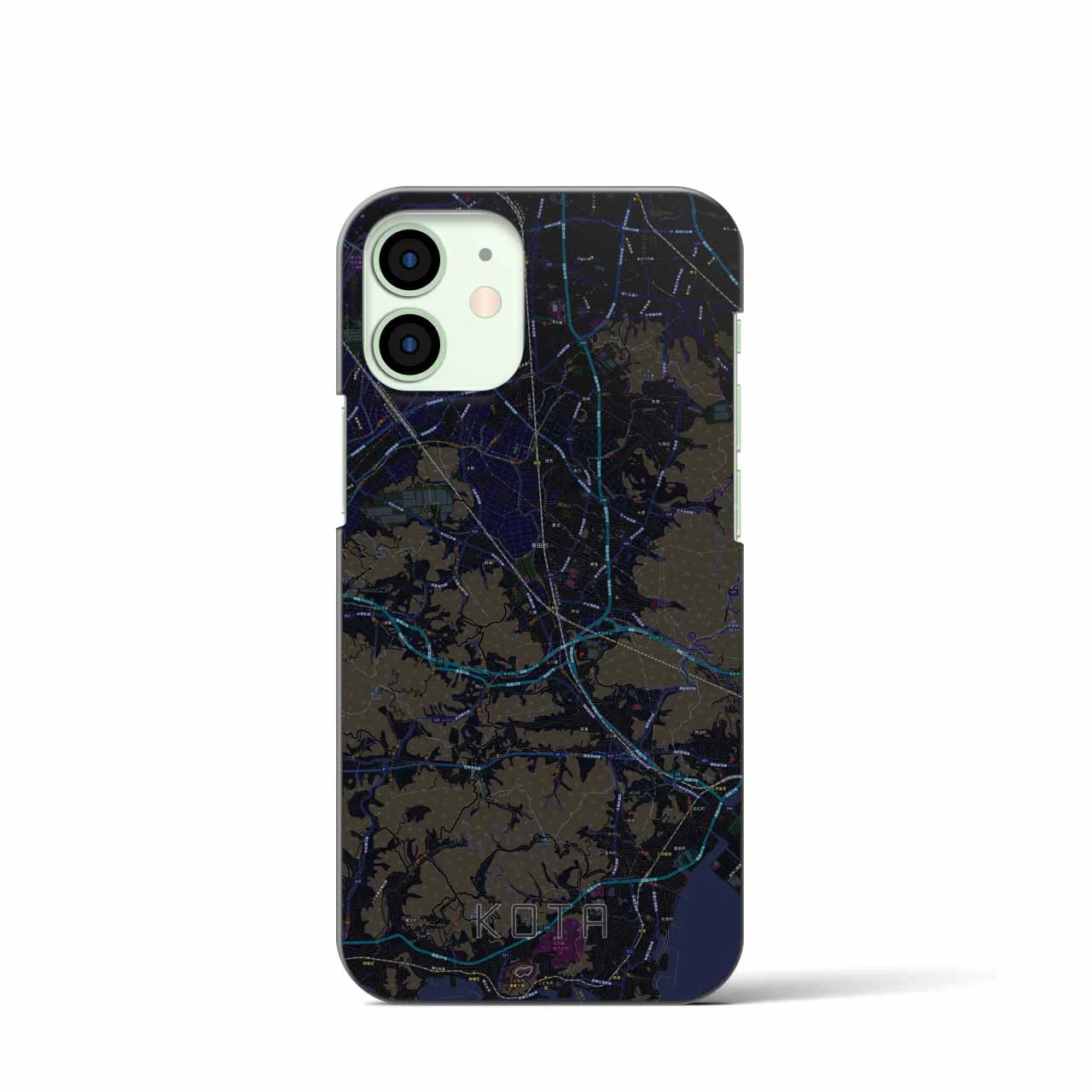【幸田（愛知県）】地図柄iPhoneケース（バックカバータイプ）