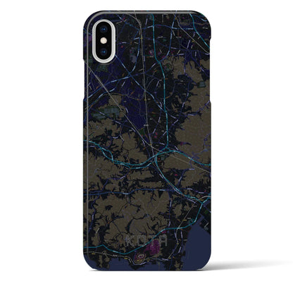 【幸田（愛知県）】地図柄iPhoneケース（バックカバータイプ）