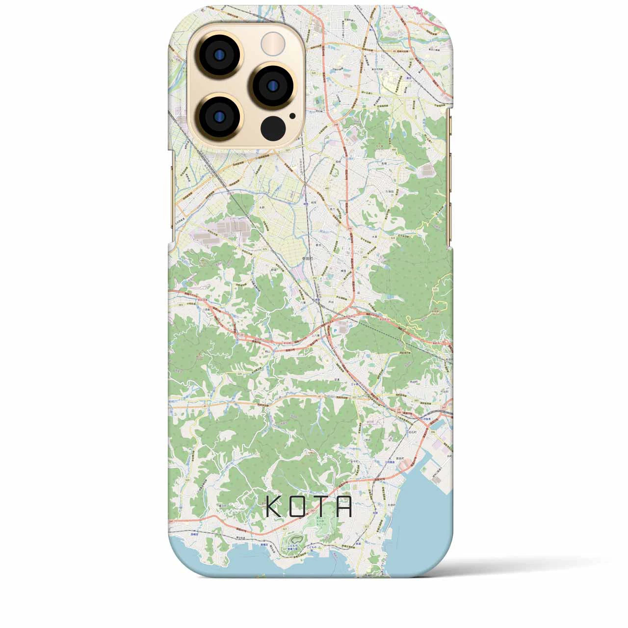 【幸田（愛知県）】地図柄iPhoneケース（バックカバータイプ）