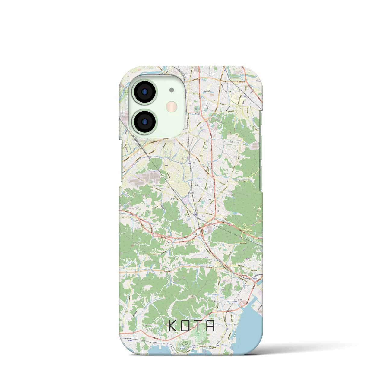 【幸田（愛知県）】地図柄iPhoneケース（バックカバータイプ）