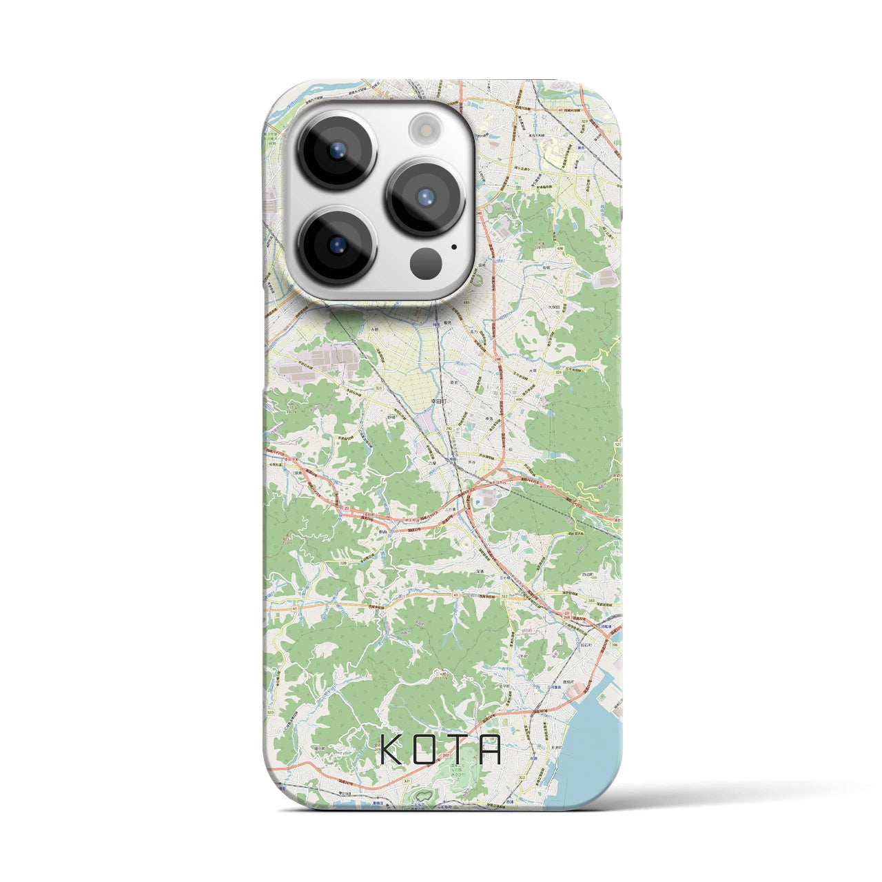 【幸田（愛知県）】地図柄iPhoneケース（バックカバータイプ）