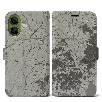 【幸田（愛知県）】地図柄iPhoneケース（手帳タイプ）