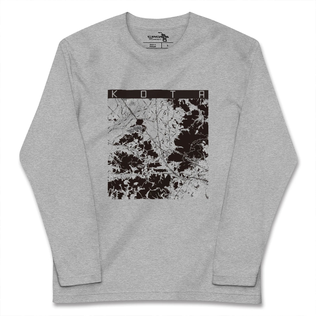 【幸田(愛知県)】地図柄ロングスリーブTシャツ