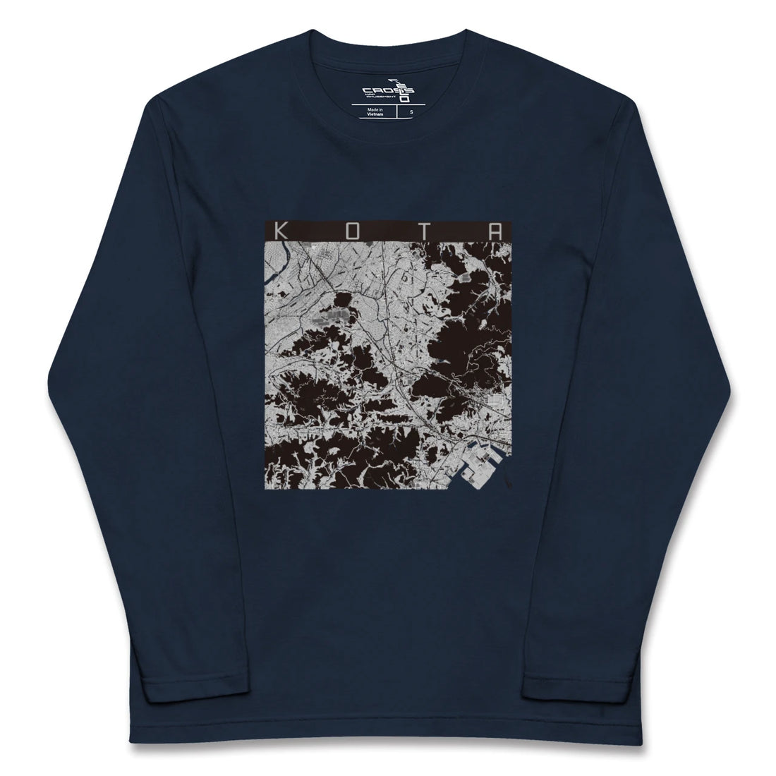 【幸田（愛知県）】地図柄ロングスリーブTシャツ