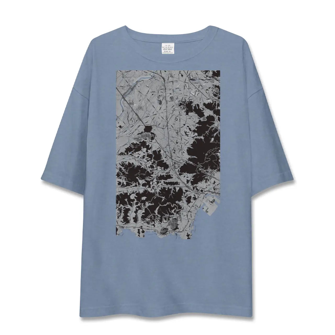 【幸田（愛知県）】地図柄ビッグシルエットTシャツ