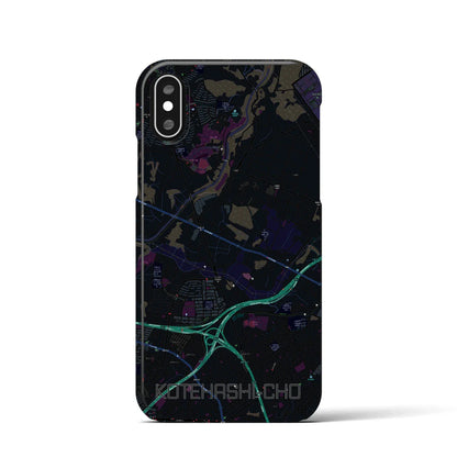 【犢橋町（千葉県）】地図柄iPhoneケース（バックカバータイプ）