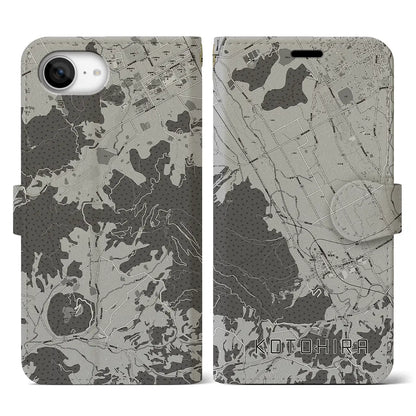 【琴平（香川県）】地図柄iPhoneケース（手帳タイプ）