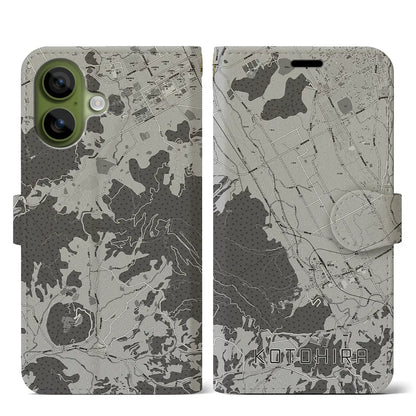 【琴平（香川県）】地図柄iPhoneケース（手帳タイプ）