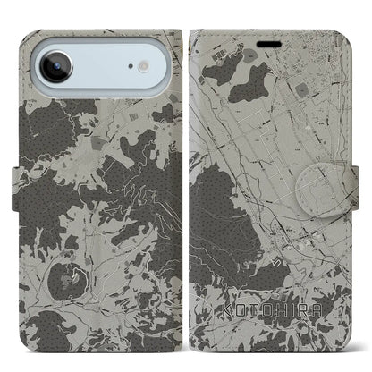 【琴平（香川県）】地図柄iPhoneケース（手帳タイプ）