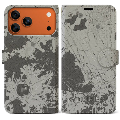 【琴平（香川県）】地図柄iPhoneケース（手帳タイプ）