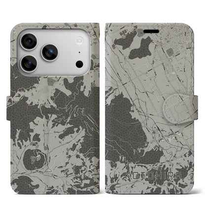 【琴平（香川県）】地図柄iPhoneケース（手帳タイプ）