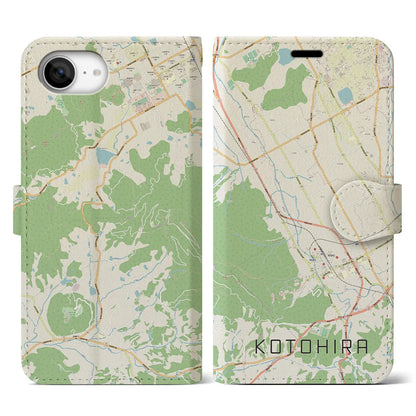 【琴平（香川県）】地図柄iPhoneケース（手帳タイプ）