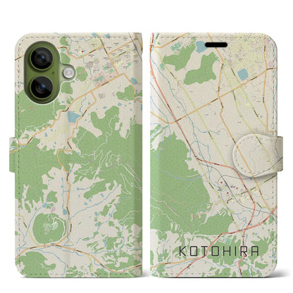 【琴平（香川県）】地図柄iPhoneケース（手帳タイプ）