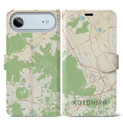 【琴平（香川県）】地図柄iPhoneケース（手帳タイプ）