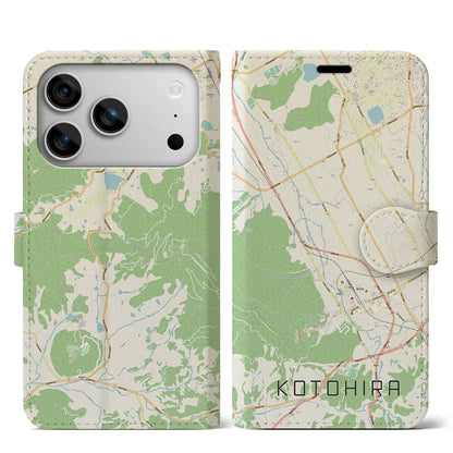 【琴平（香川県）】地図柄iPhoneケース（手帳タイプ）