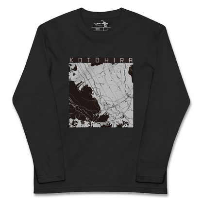 【琴平（香川県）】地図柄ロングスリーブTシャツ