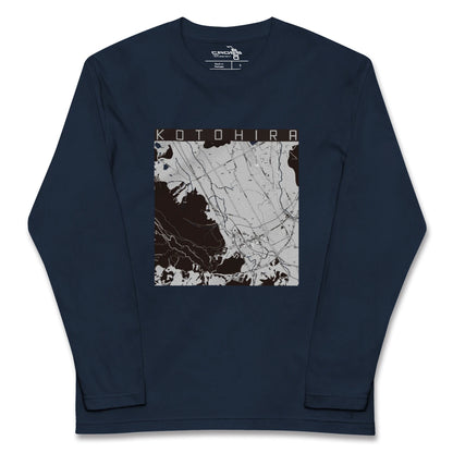 【琴平（香川県）】地図柄ロングスリーブTシャツ