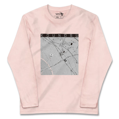 【鴻巣（埼玉県）】地図柄ロングスリーブTシャツ