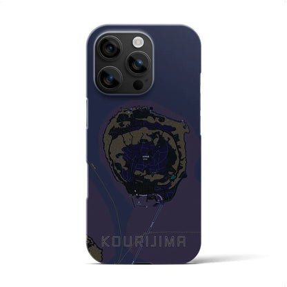 【古宇利島（沖縄県）】地図柄iPhoneケース（バックカバータイプ）