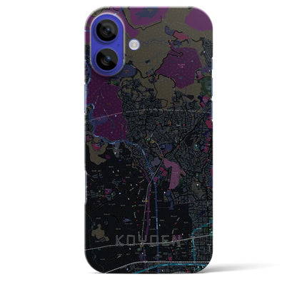 【甲陽園（兵庫県）】地図柄iPhoneケース（バックカバータイプ）