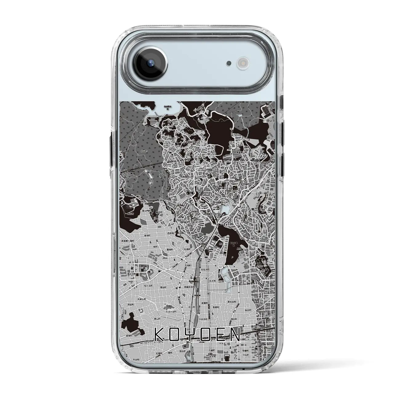 【甲陽園（兵庫県）】地図柄iPhoneケース（MagSafeタイプ）