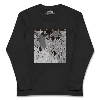 【甲陽園（兵庫県）】地図柄ロングスリーブTシャツ